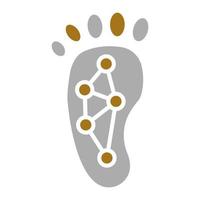 Reflexology Vector Icon Style