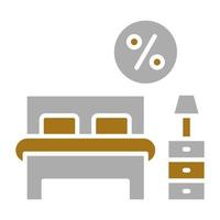 Room Discount Vector Icon Style