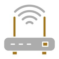 Wifi enrutador vector icono estilo