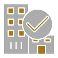 Hotel Availability Vector Icon Style