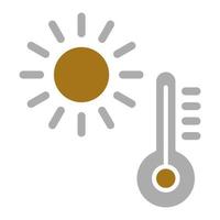 Hot Weather Vector Icon Style