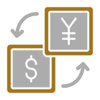 Currency Exchange Vector Icon Style