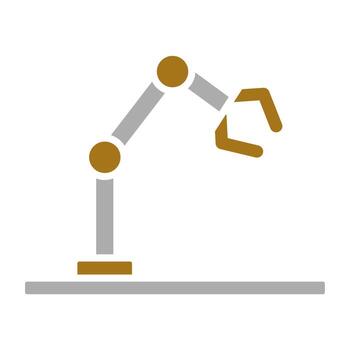 Autonomous Robotics Vector Icon Style