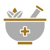 Herbal Treatment Vector Icon Style