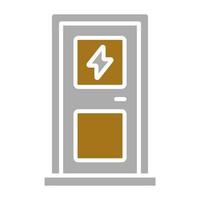 Electric Door Vector Icon Style