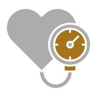 Blood Pressure Gauge Vector Icon Style