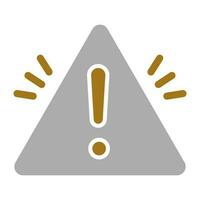 Warning Sign Vector Icon Style