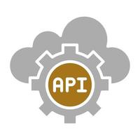 api vector icono estilo