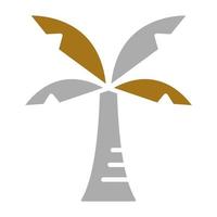 Dubai Tree Vector Icon Style