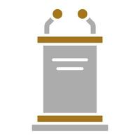Pulpit Vector Icon Style