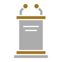 Pulpit Vector Icon Style