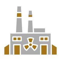 Nuclear Factory Vector Icon Style