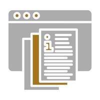 Documentation Portal Vector Icon Style