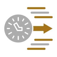 Moving Forward Vector Icon Style