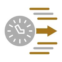 Moving Forward Vector Icon Style