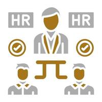 Hiring Manager Vector Icon Style