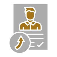 Job Reference Vector Icon Style