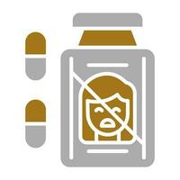 Antidepressant Vector Icon Style