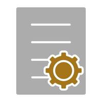 Documents Management Vector Icon Style