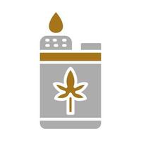 Cbd Vaping Vector Icon Style