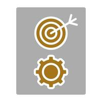 Goals Management Vector Icon Style