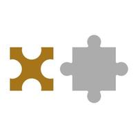 Puzzle Piece Vector Icon Style