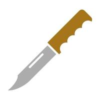 cuchillo vector icono estilo