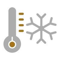 Hypothermia Vector Icon Style