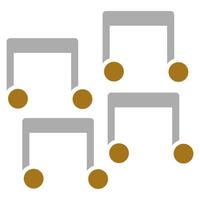 Music Notes Vector Icon Style