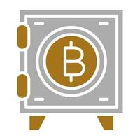 Crypto Vault Vector Icon Style