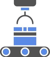 Conveyor Robot Vector Icon Style