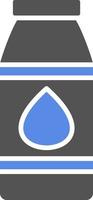 Milk Bottle Vector Icon Style