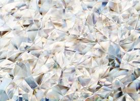 Luxury Abstract Realistic Crystals Texture with Prism Spectrum Caustic Reflection Close Up Background 3D rendering photo