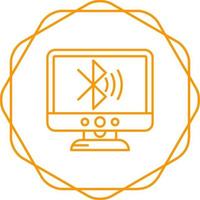 Bluetooth Lcd Vector Icon