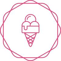 icono de vector de helado