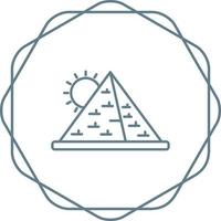 Pyramid Vector Icon