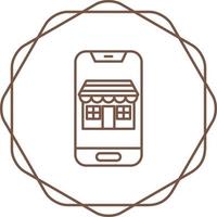 Mobile Store Vector Icon