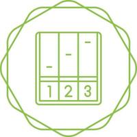 Running Track Vector Icon