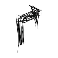 Abstract sketch of the arrow vector