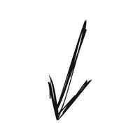 Abstract sketch of the arrow vector