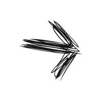 Abstract sketch of the arrow vector