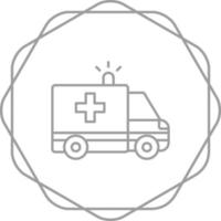 icono de vector de ambulancia