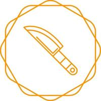 icono de vector de cuchillo