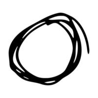 Circle drawing the sketch vector