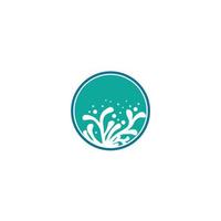 coral naure logo design symbol icon vector