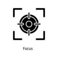 Focus  Vector Solid Icons. Simple stock illustration stock