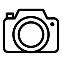 Camera line icon vector illustration graphic design