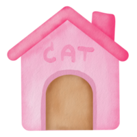 Katze Haus Clip Art png
