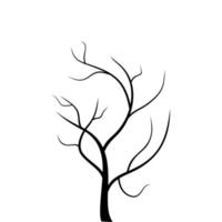 un bosquejo de un árbol vector