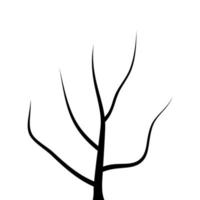 un bosquejo de un árbol vector